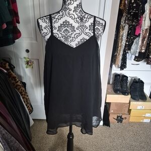 NWT Torrid Black Sophie Swing Top